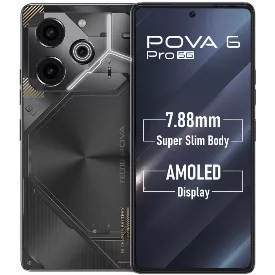 Смартфон Tecno Pova 6 Pro 5G, 12/256 ГБ, серый